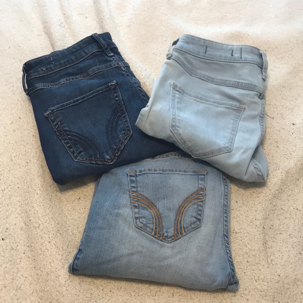 Bundle (3) of hollister jeans